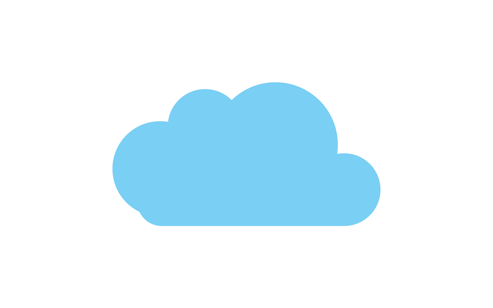 Cloud blue sky element design for logo company v13