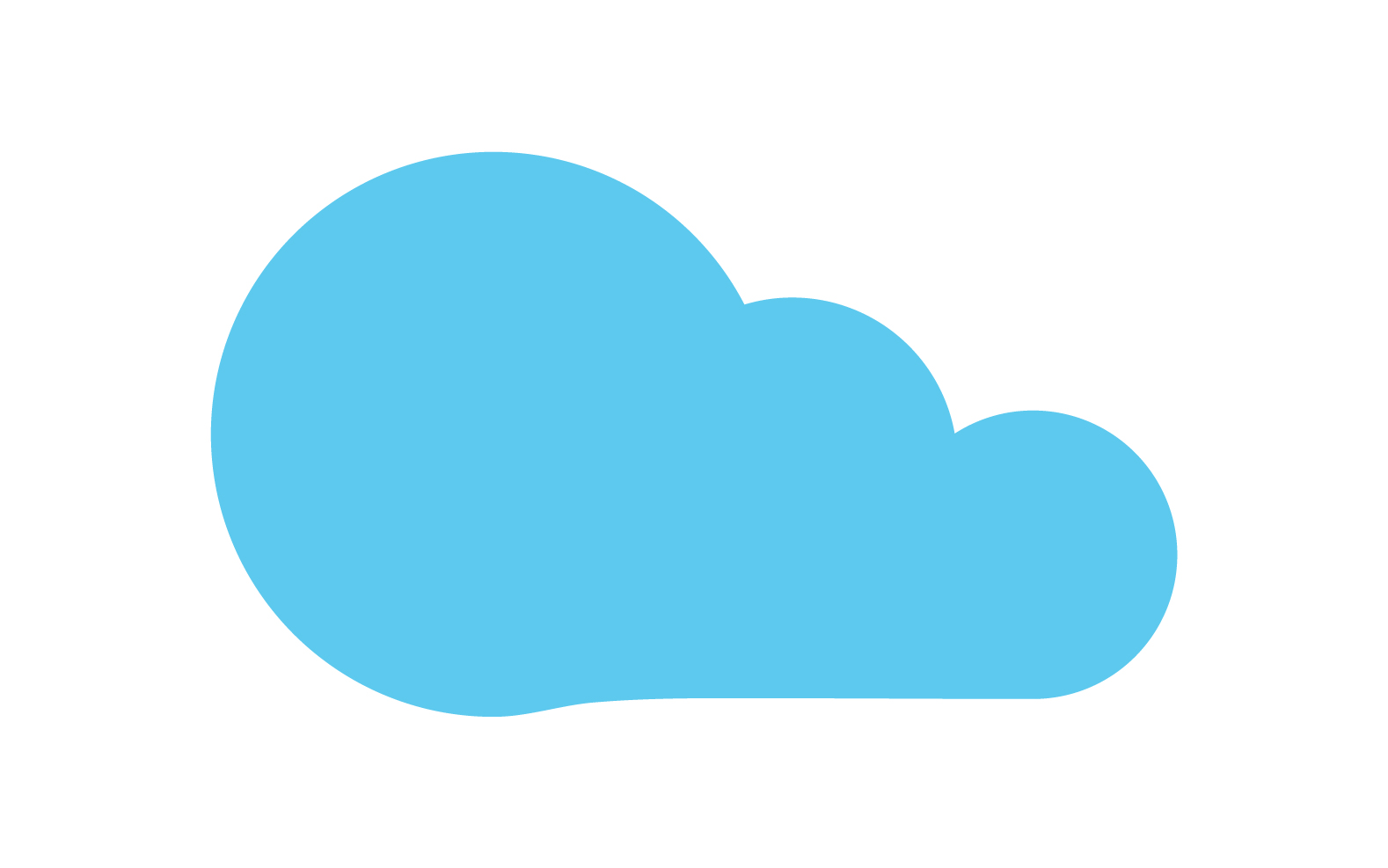 Cloud blue sky element design for logo company v41