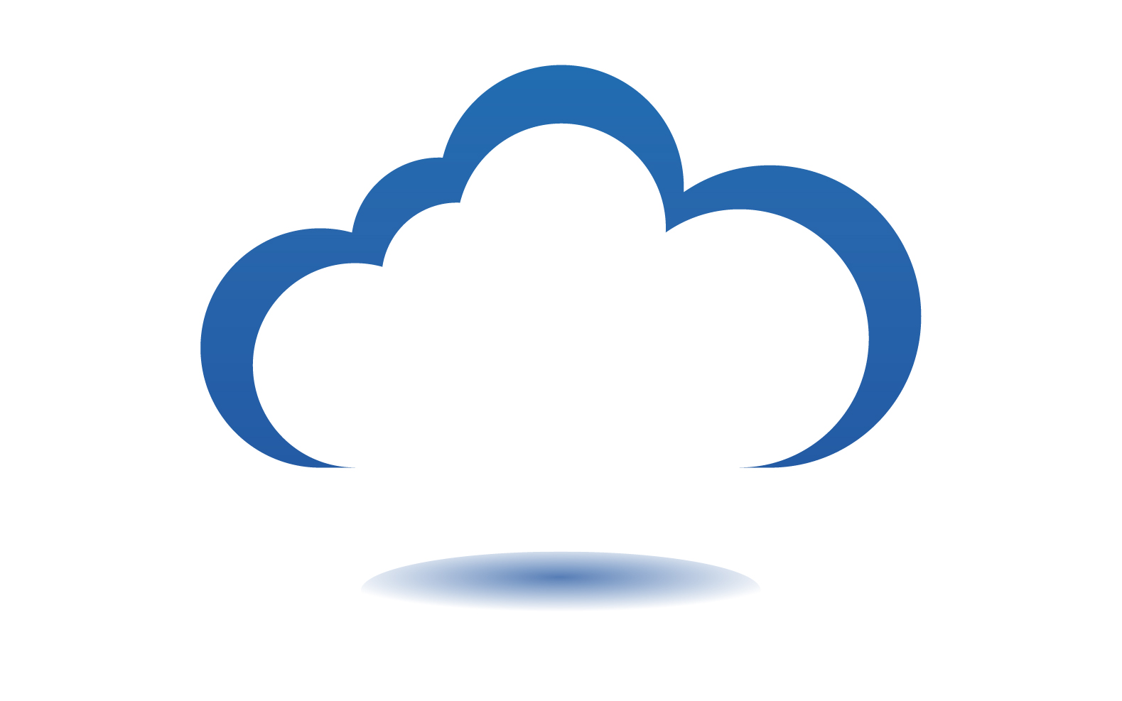 Cloud blue  element design  logo company v28