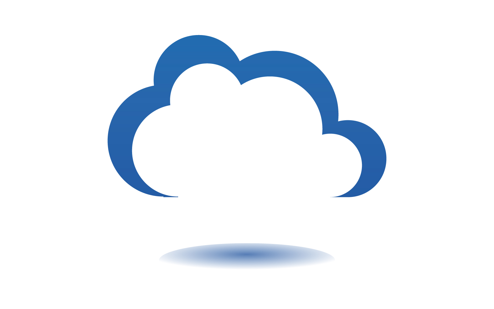Cloud blue  element design  logo company v30