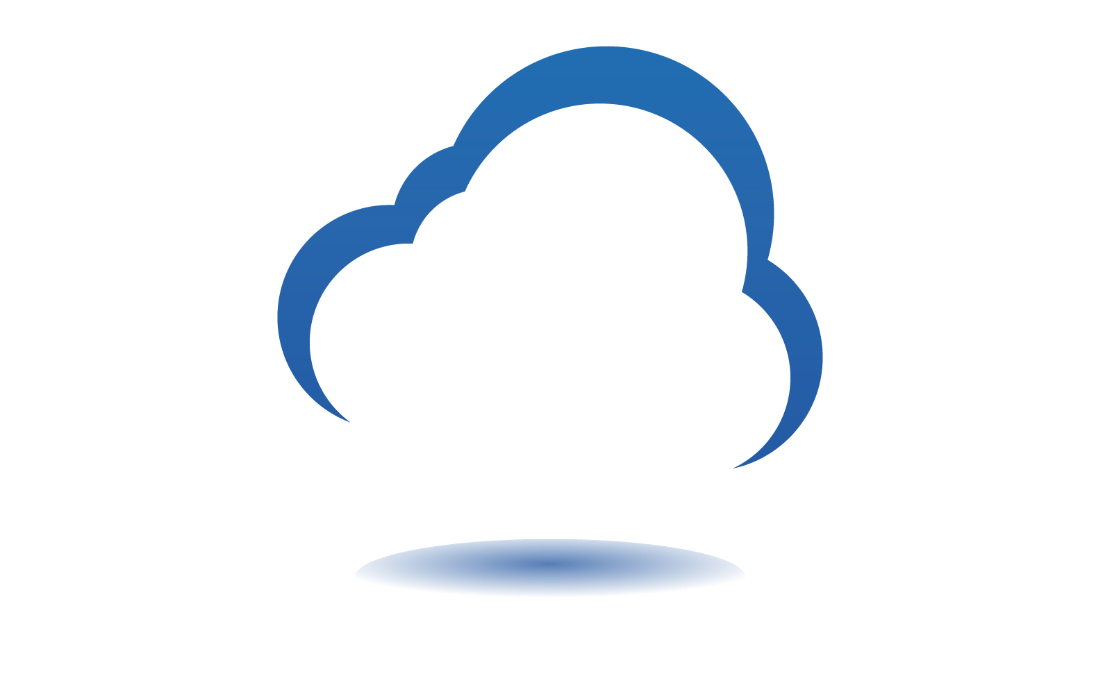 Cloud blue  element design  logo company v31