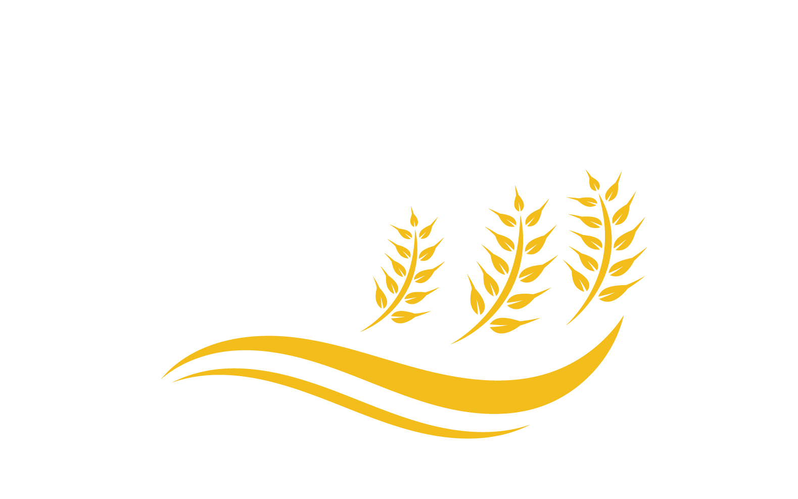Agriculture wheat rice food logo v2