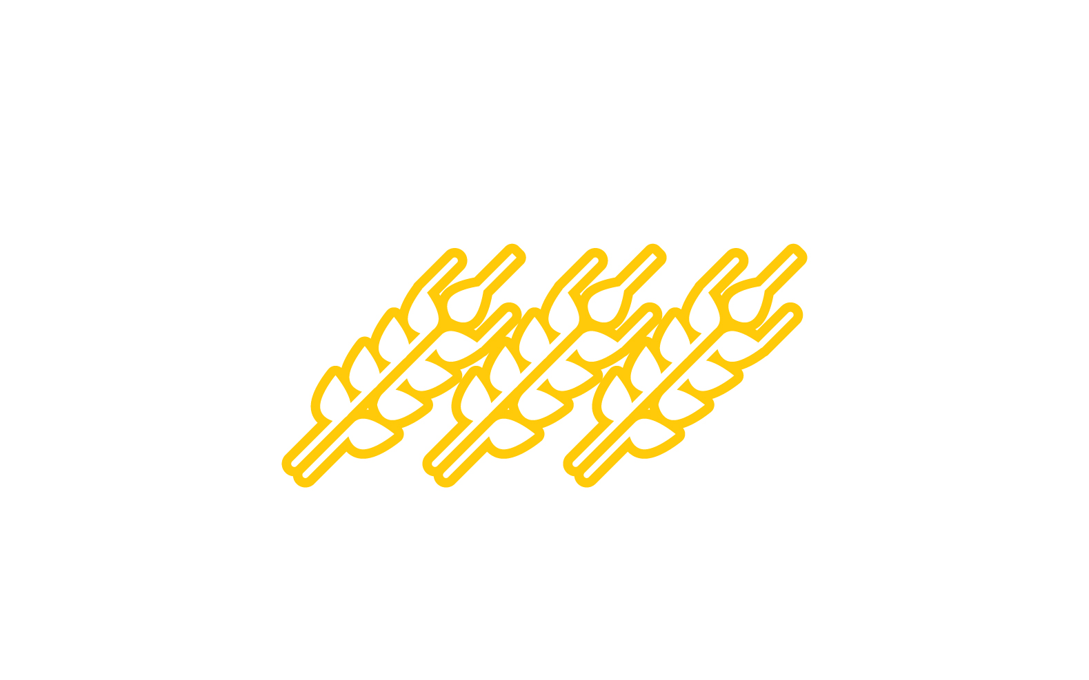 Wheat rice oat food logo design v3