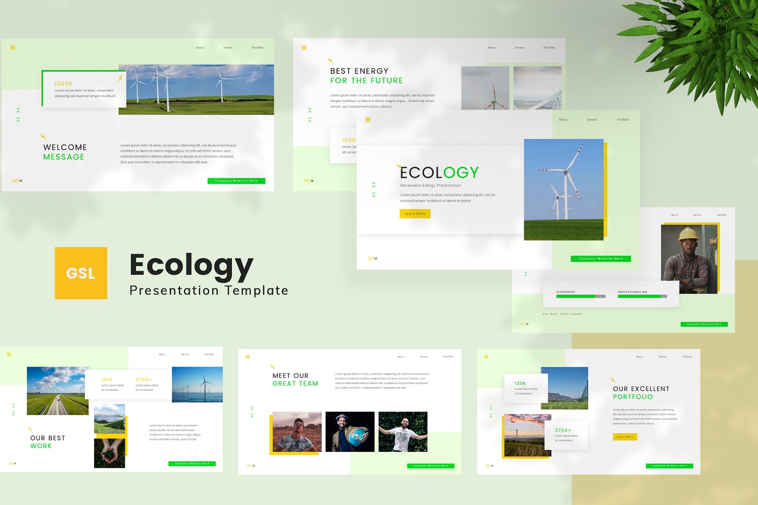 Ecology — Renewable Energy Google Slides Template