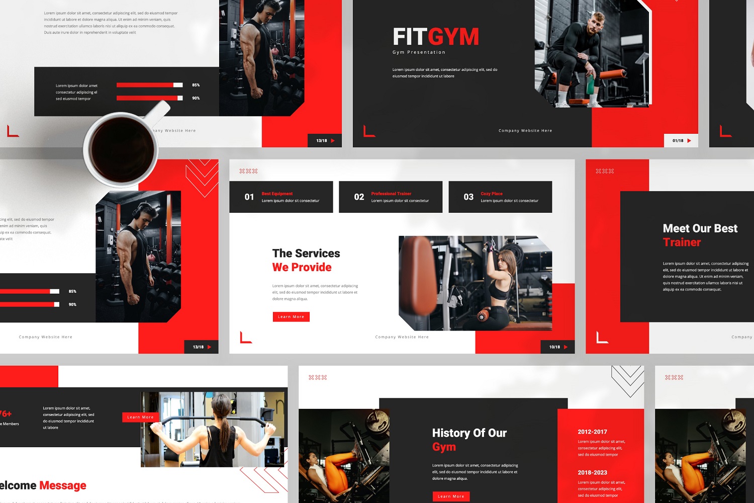 Fitgym — Gym Google Slides Template