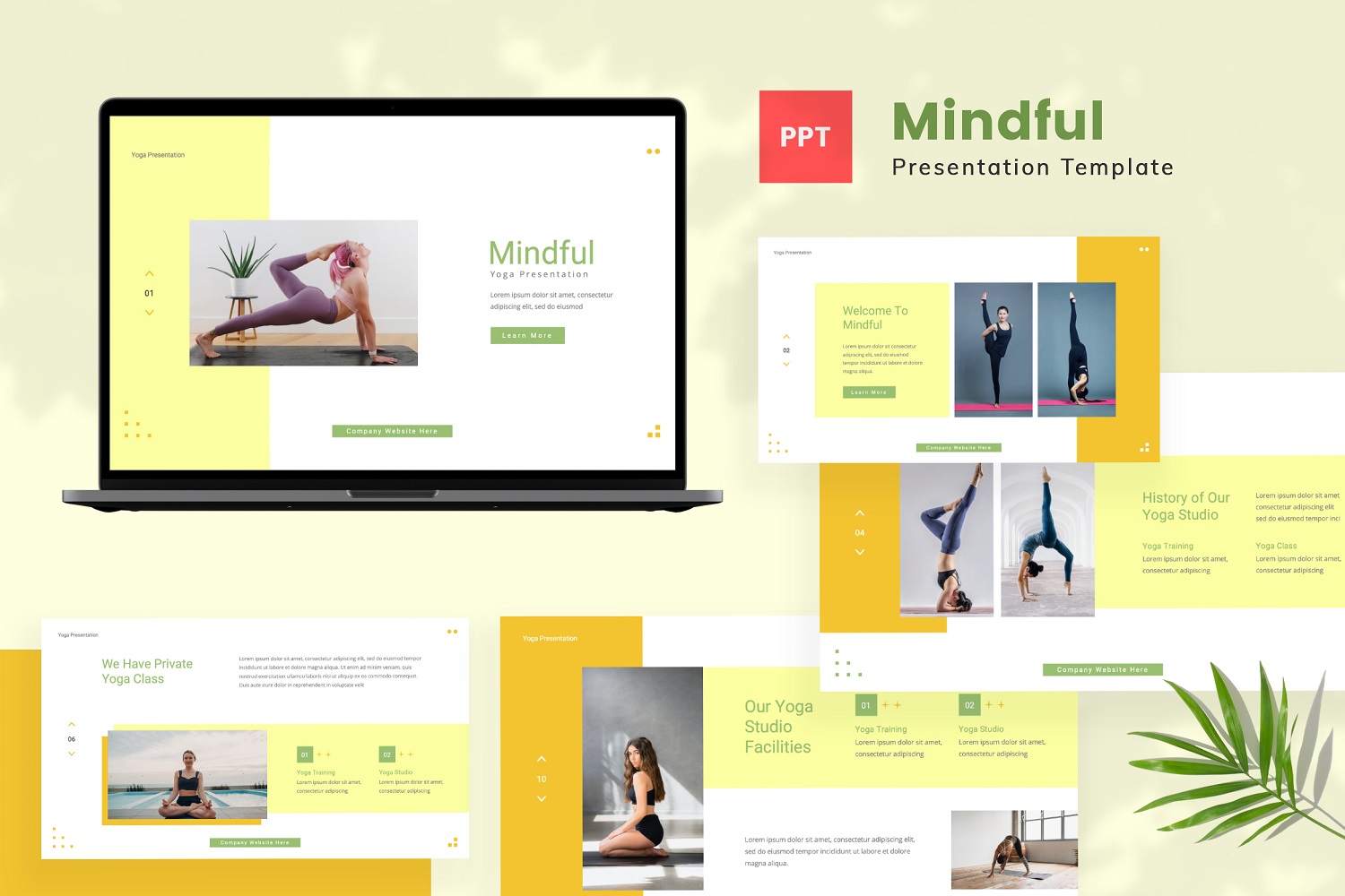 Mindful — Yoga Powerpoint Template