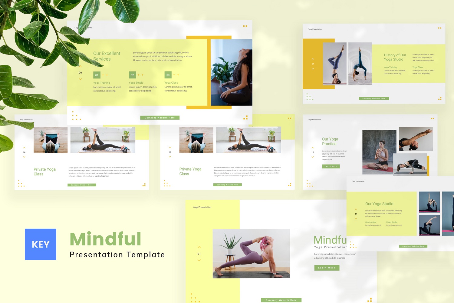 Mindful — Yoga Keynote Template