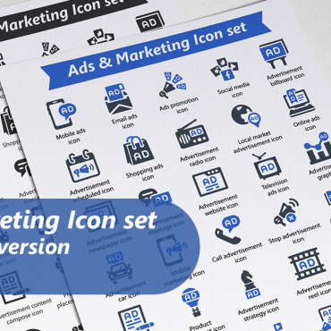 Promotion Advertisement Icon Sets 324628