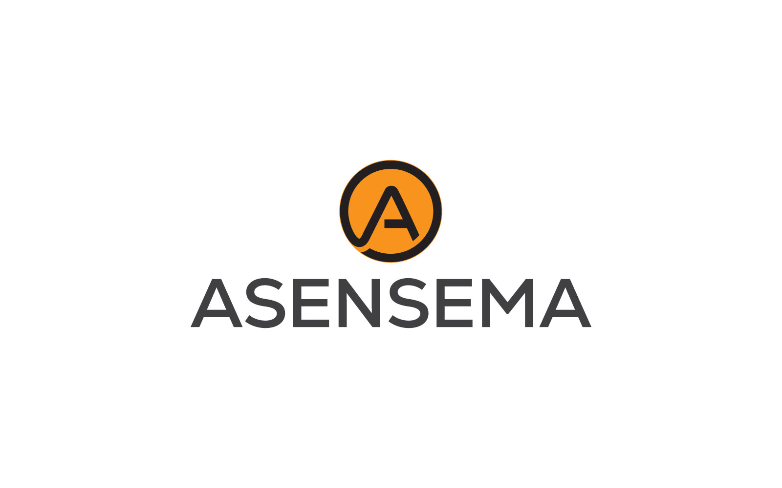 Asensema letter A logo design template