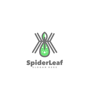 Spider Leaf Logo Templates 324643