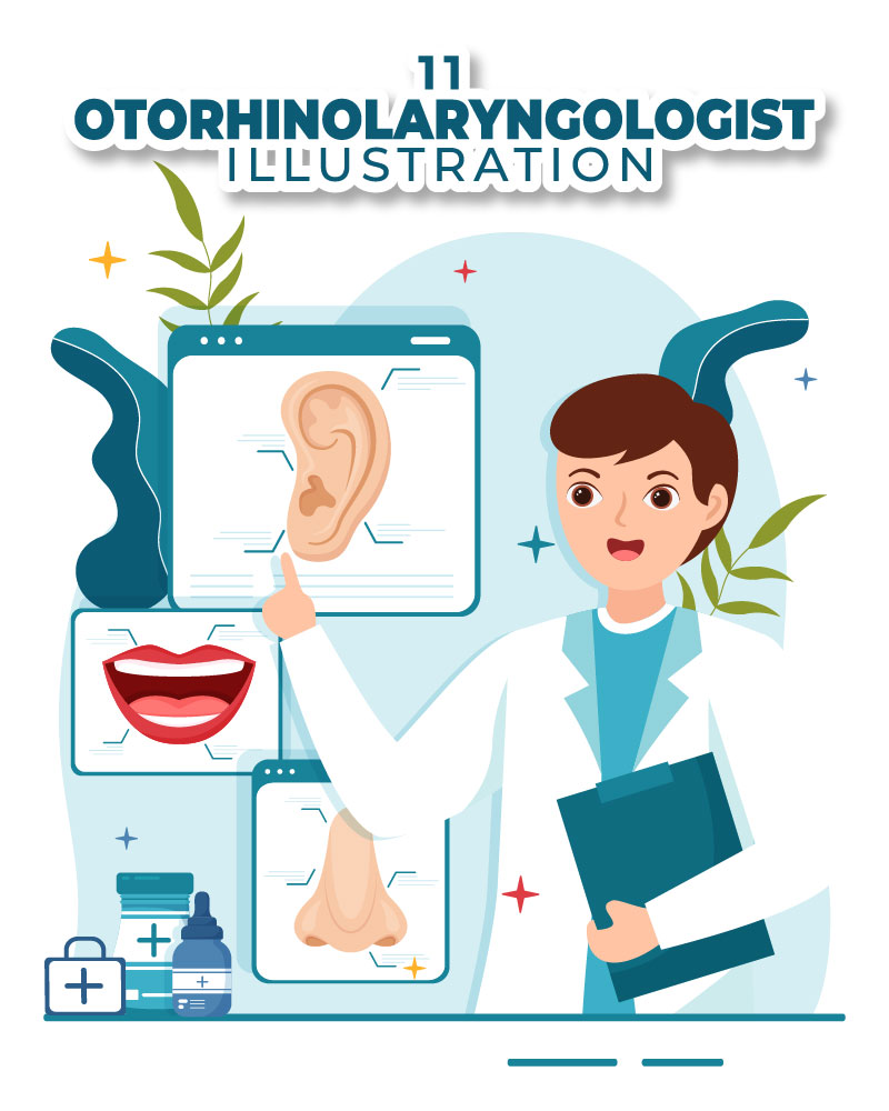 11 Otorhinolaryngologist Illustration