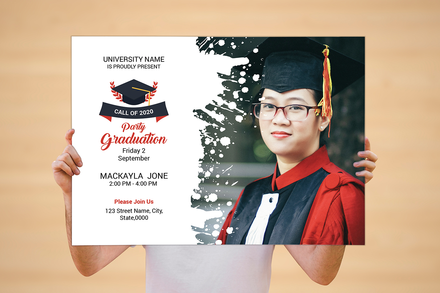 Graduation Announcement  Invitation