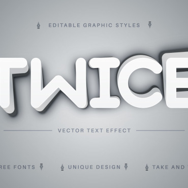 Text Effect Illustrations Templates 324735