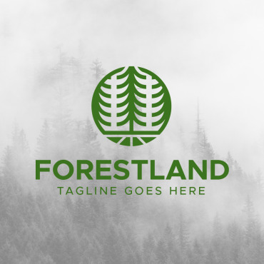 Land Pine Logo Templates 324744