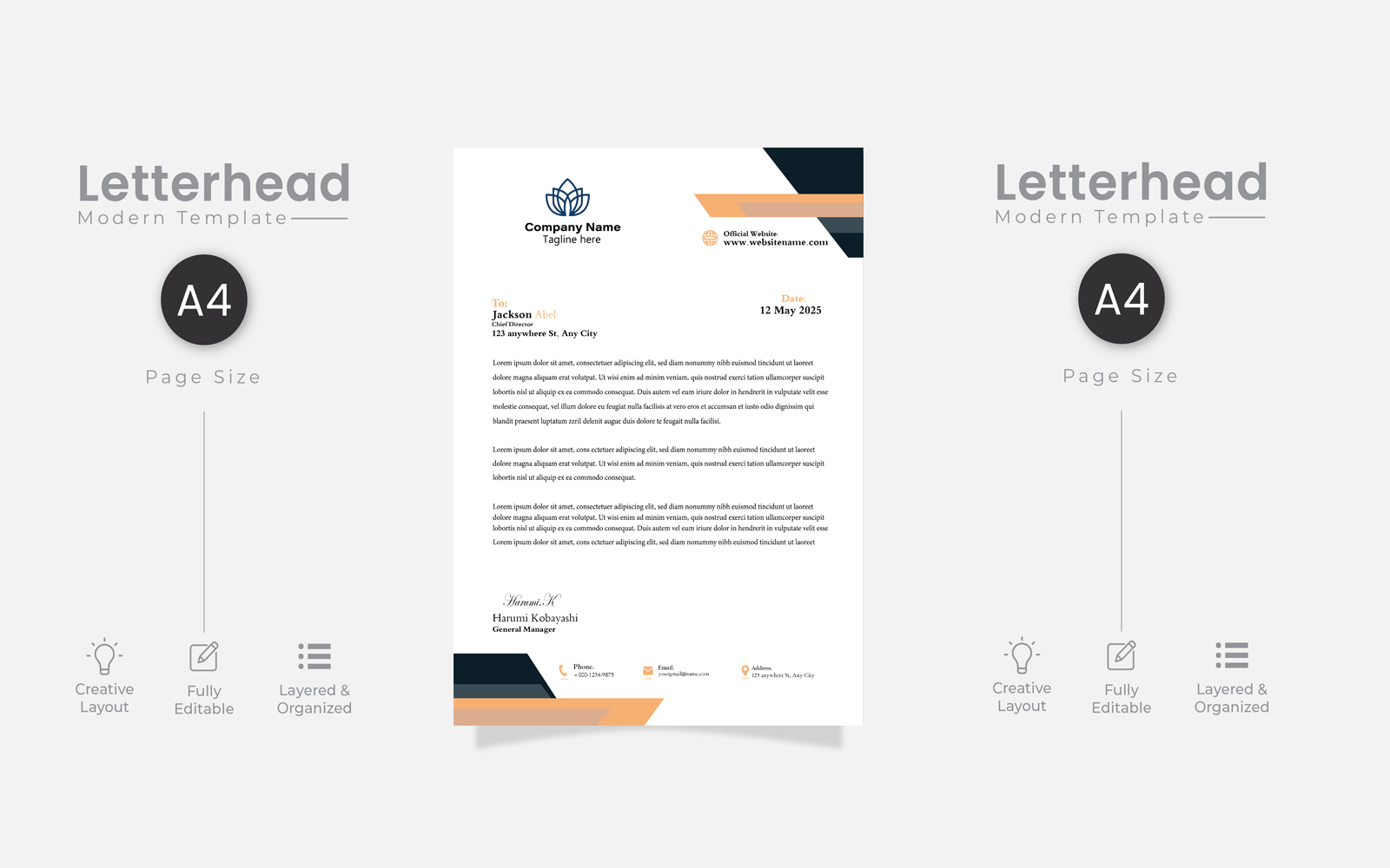 Latterhead business- Corporate Identity Template