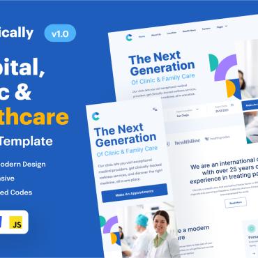Medical Clinic Responsive Website Templates 324951