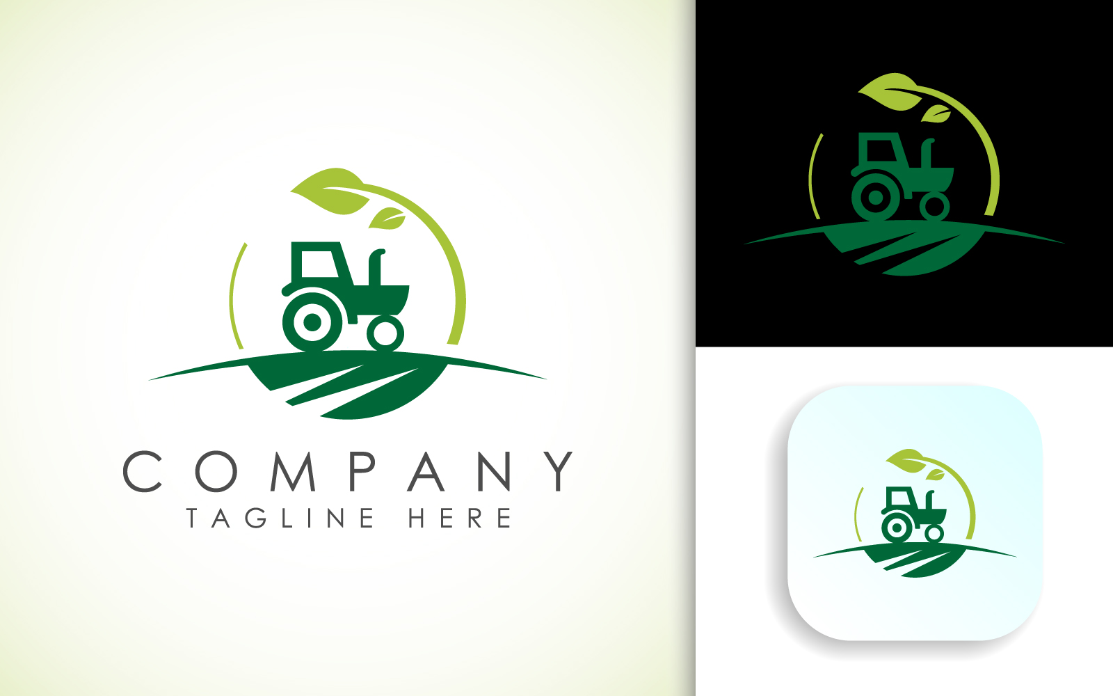 Tractor Logo, Suitable for Agriculture Industries.