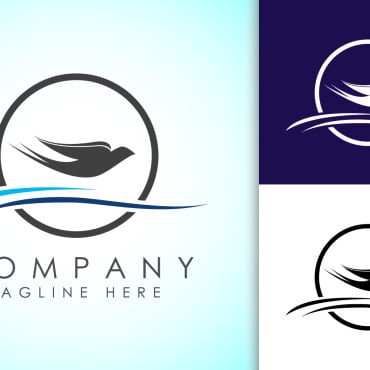 Bird Colorful Logo Templates 325017