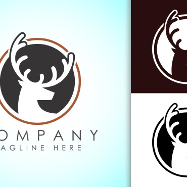 Antler Deer Logo Templates 325020
