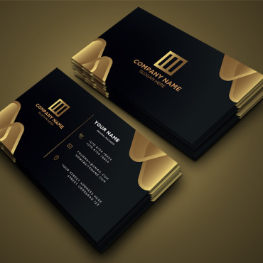 Luxury Golden Corporate Identity 325225