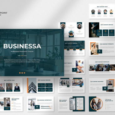 Business Profile PowerPoint Templates 325236