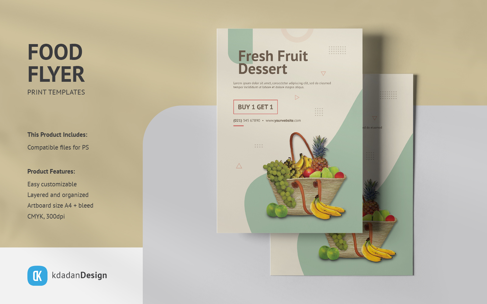 Food Flyer PSD Templates Vol 07