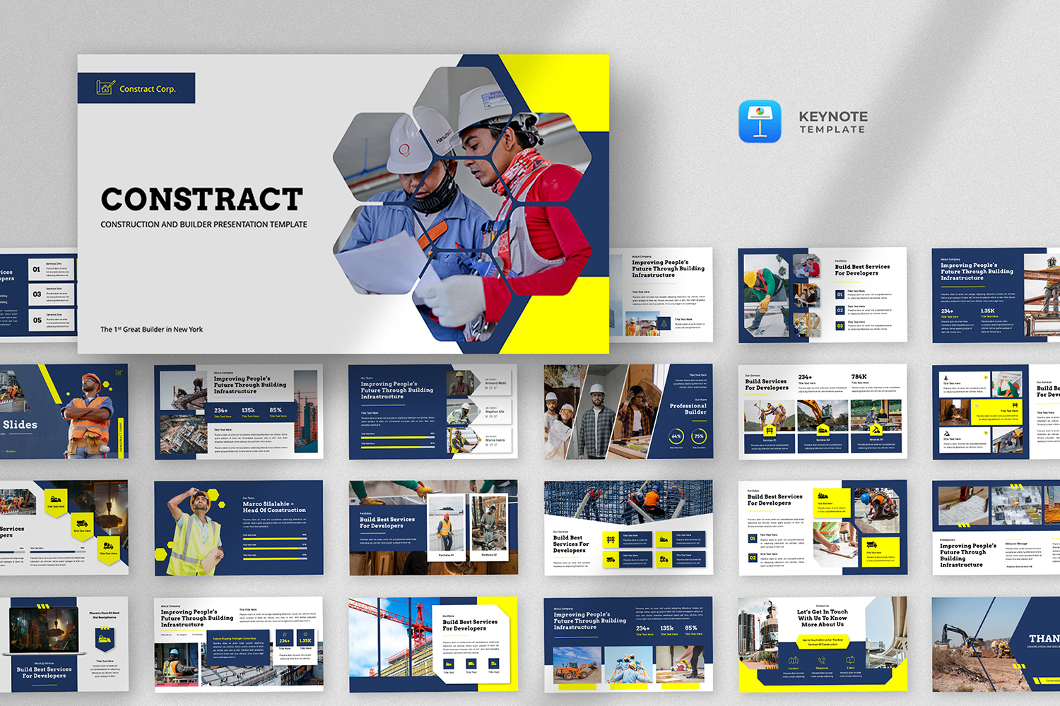 Constract - Construction & Engineering Keynote Template