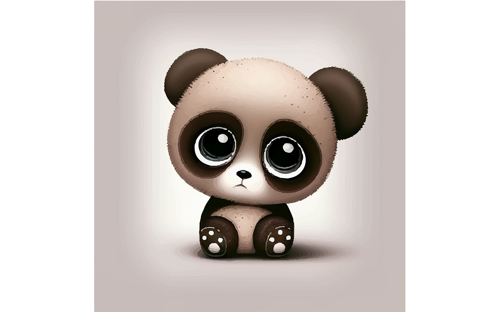 Anil Gwyn Panda Illustration Vector