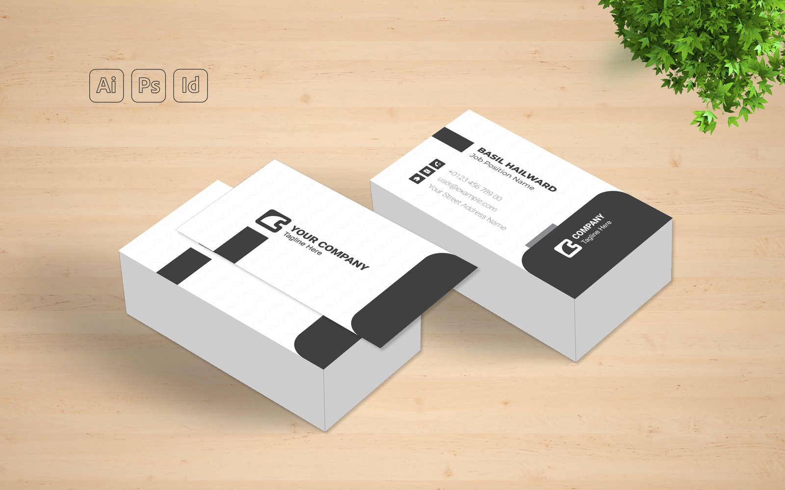 Clean Design Business Card Layout