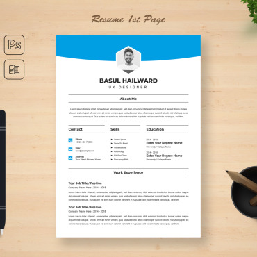 With Photo Resume Templates 325353