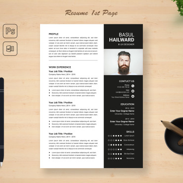 With Photo Resume Templates 325361