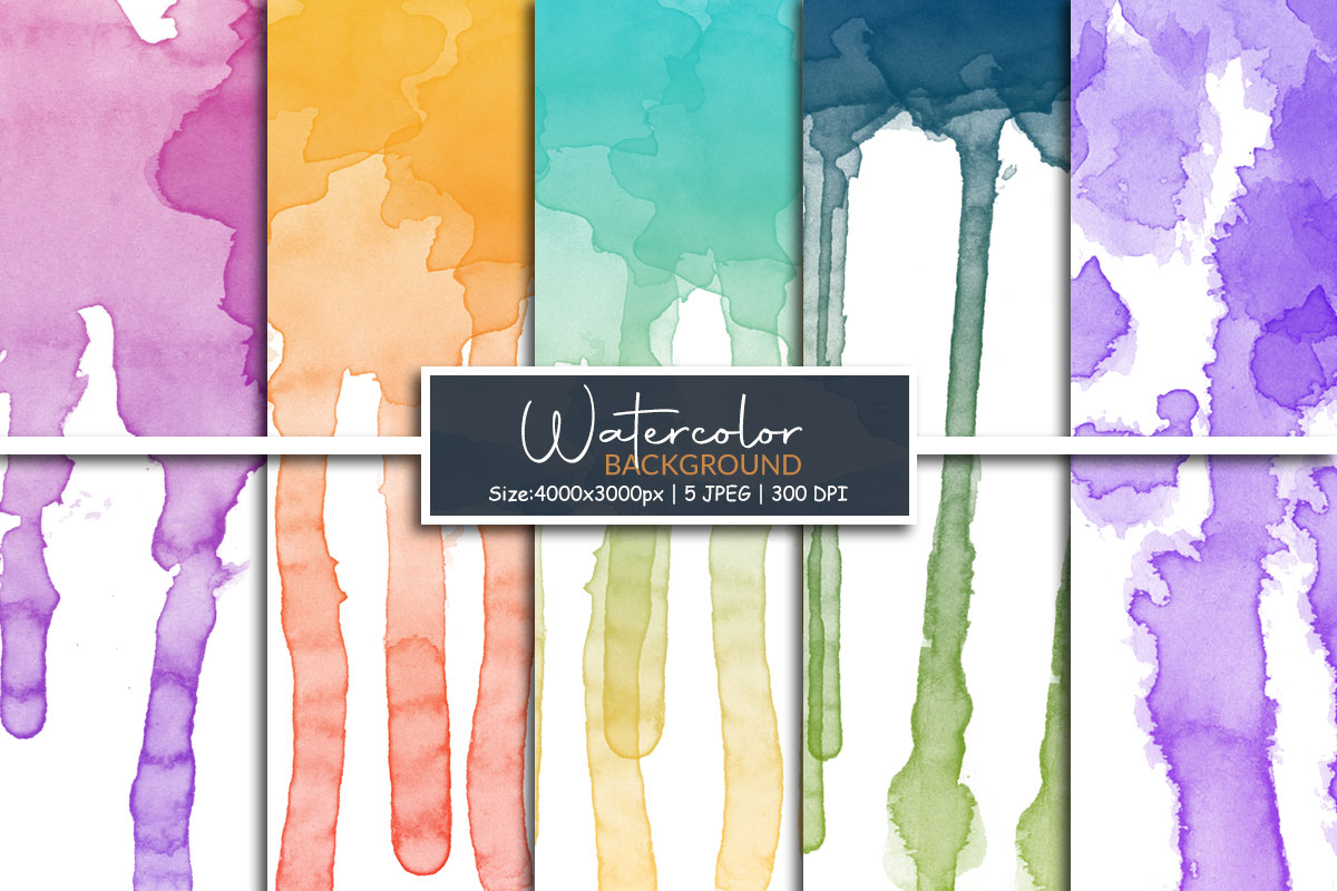 Abstract paint watercolor background, splash textured background, watercolor digital paper
