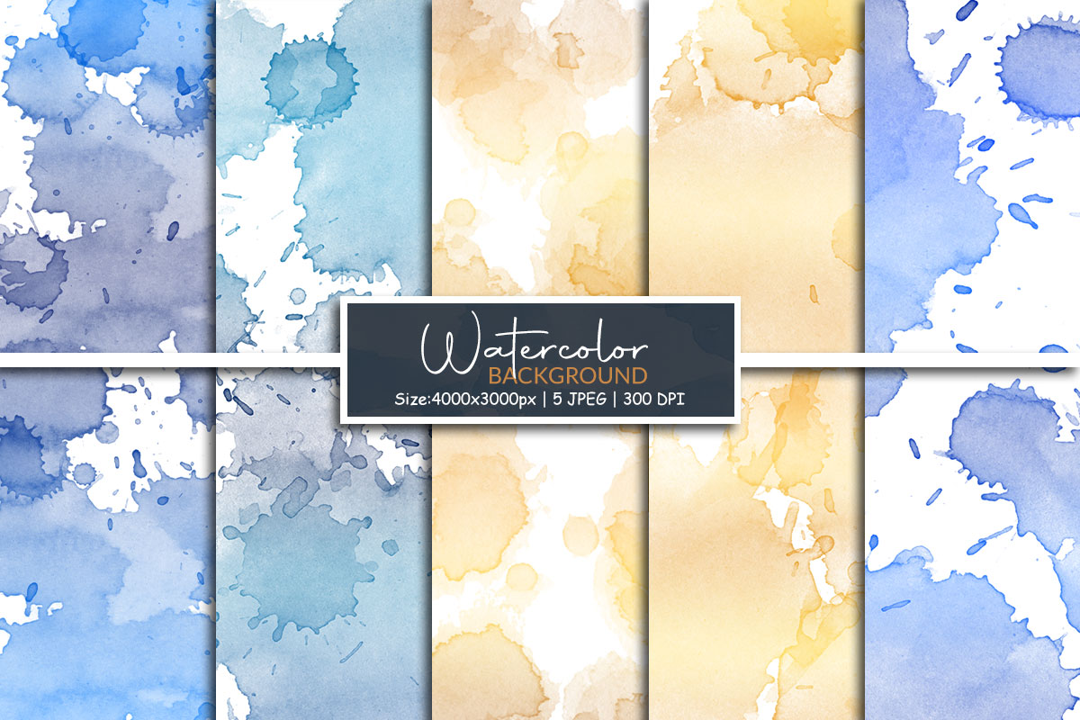 Colorful paint splatter texture background, Watercolor digital paper,  Abstract texture background