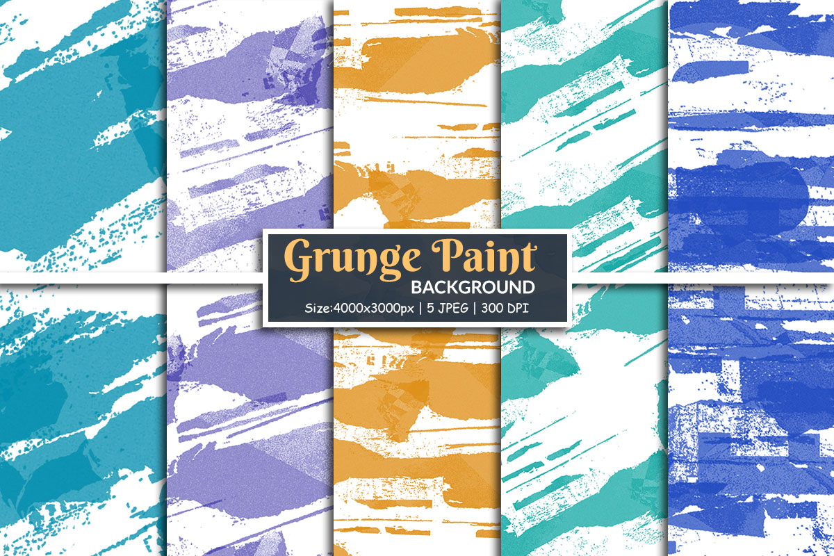 Grunge paint brush stroke background,  paint splatter watercolor texture background