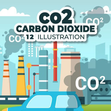 Carbon Dioxide Illustrations Templates 325459