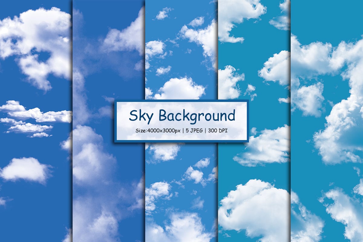 Blue sky background and cloud texture background