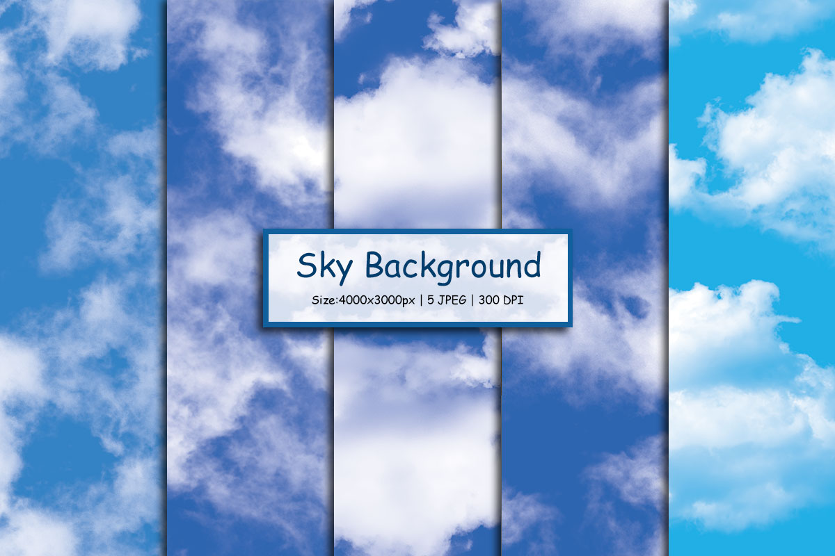 Sky with beautiful cloud and sunshine. Peaceful cloudy sky background