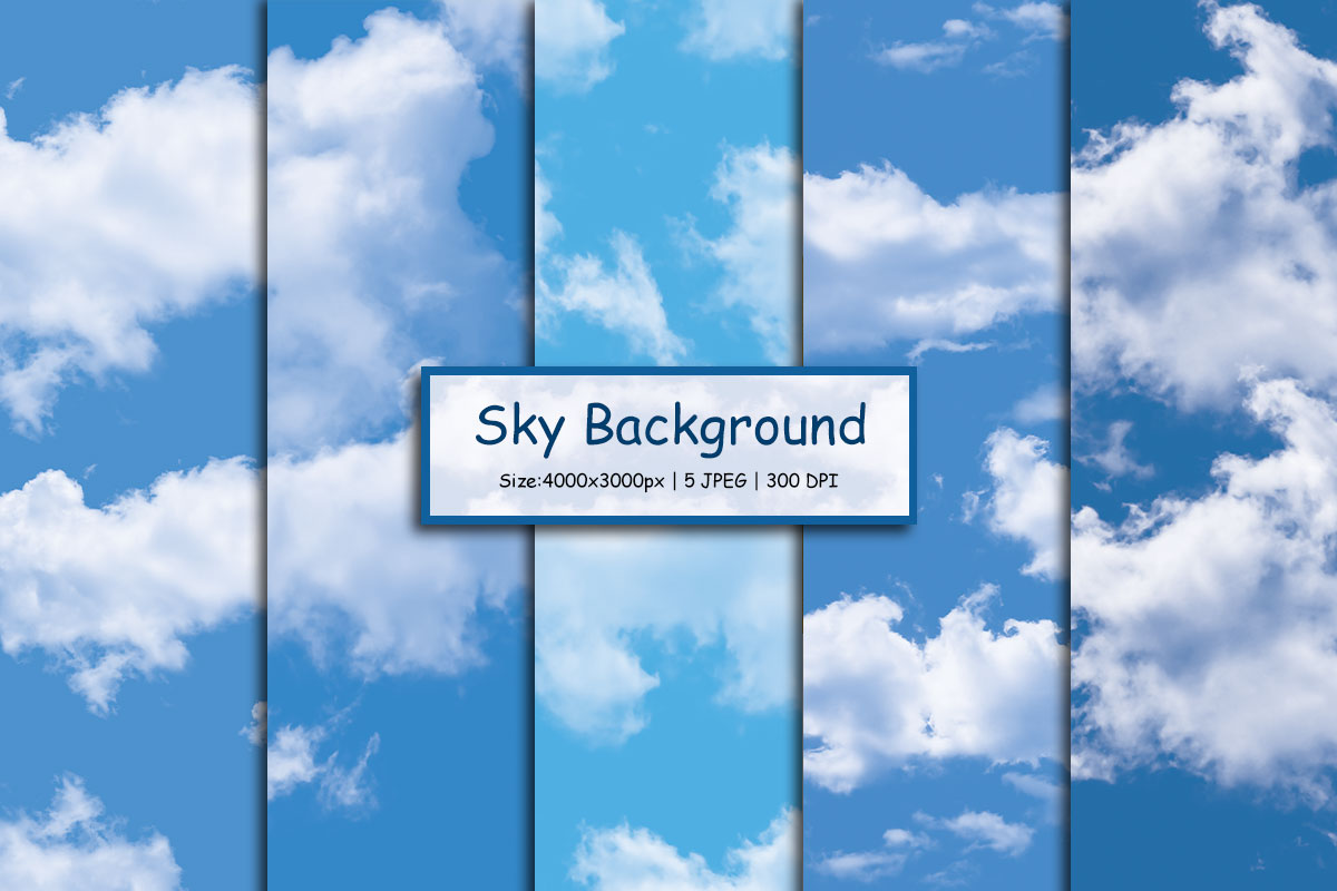 White clouds blue sky background,  beautiful Sky cloud and sunshine