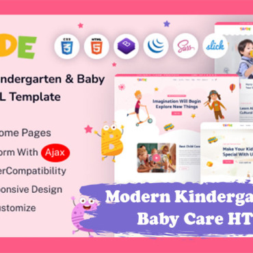 Baby Business Responsive Website Templates 325715