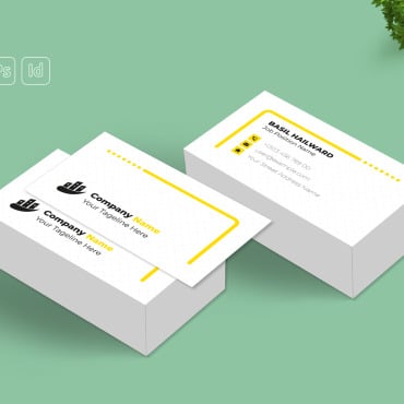 Card Horizontal Corporate Identity 325720