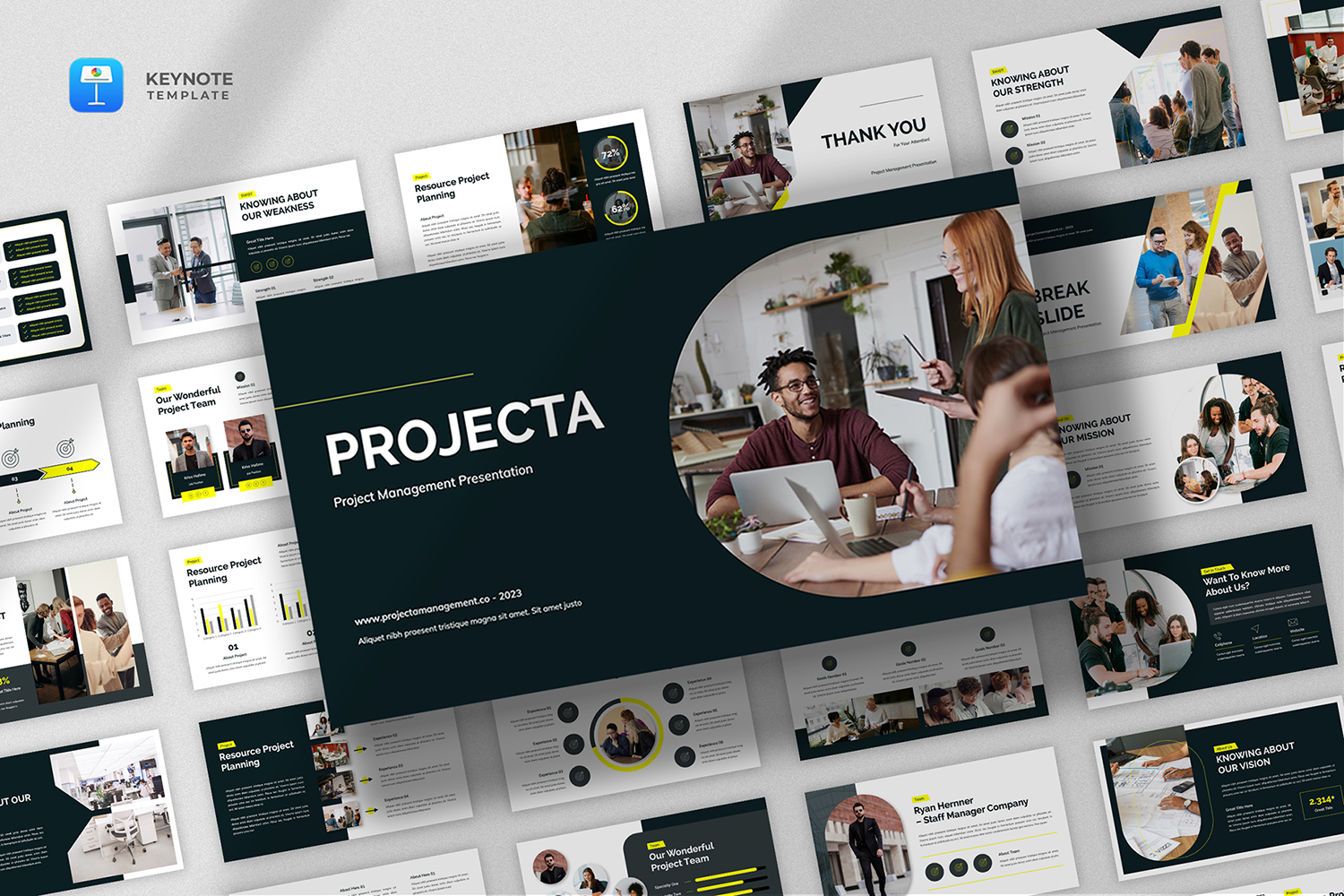 Projecta - Project Management Keynote Template
