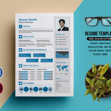 Resume Clean Corporate Identity 325899