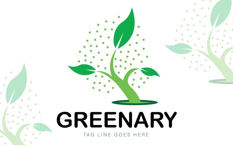 Greenary Logo Template - Nature Logo