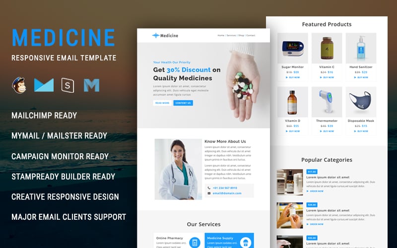 Medicine - Email Newsletter Template