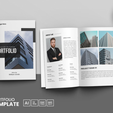 <a class=ContentLinkGreen href=/fr/kits_graphiques_templates_magazine.html>Magazine</a></font> portfolio brochure 326149
