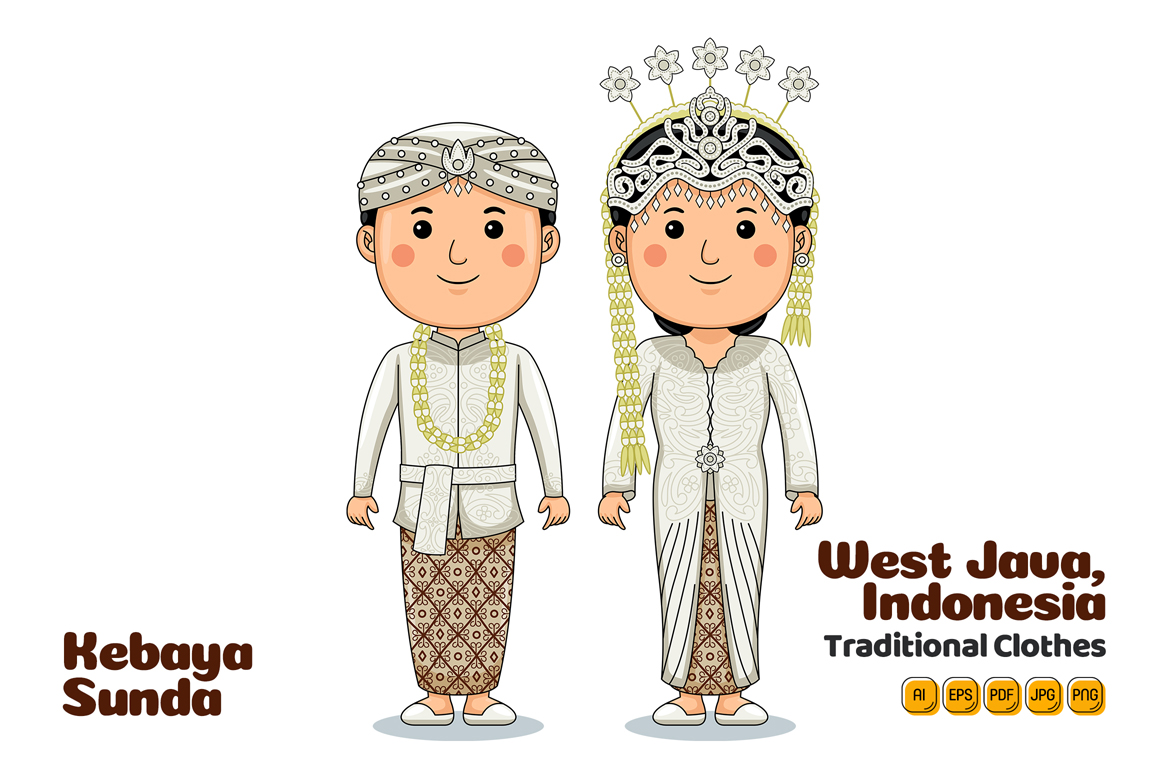 Kebaya Sunda Indonesia Traditional Cloth