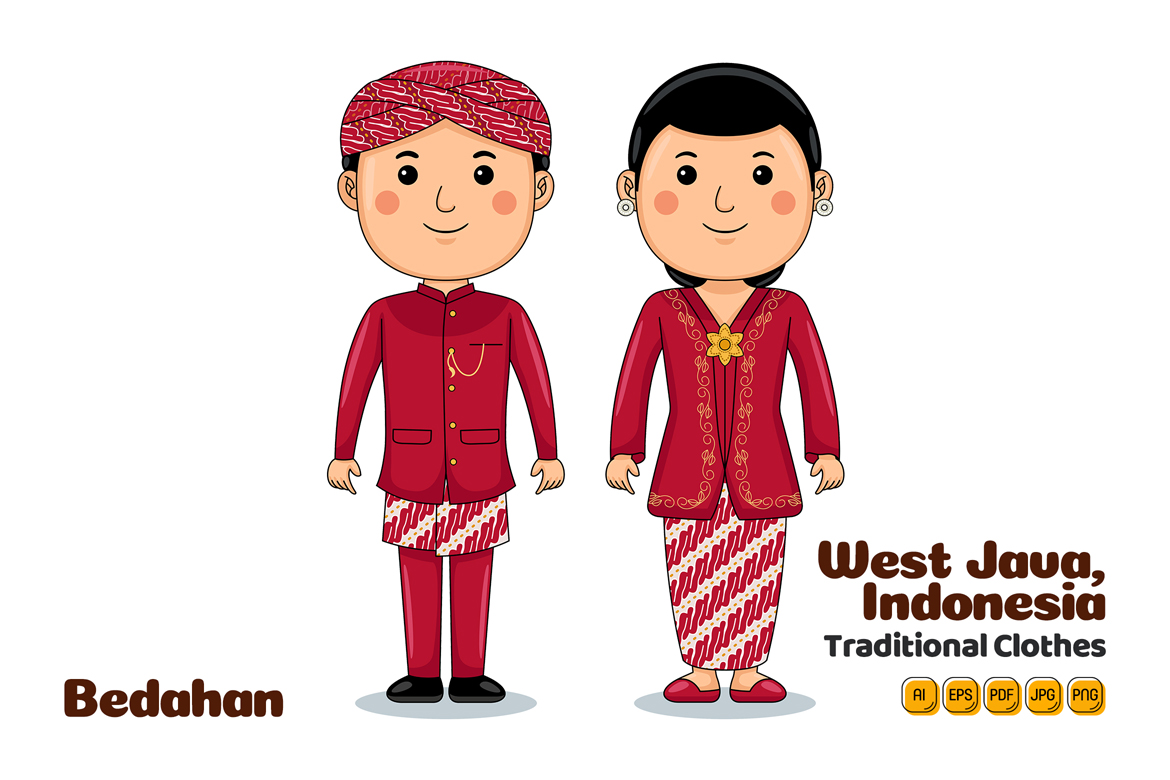 Bedahan Indonesia Traditional Cloth