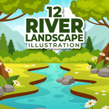 Nature Landscape Illustrations Templates 326166