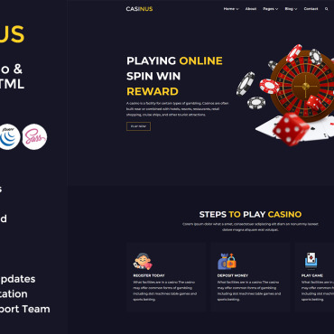 Betting Cards Responsive Website Templates 326202