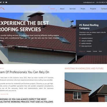 Roof Roofer Landing Page Templates 326214